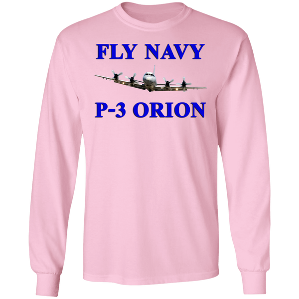 Fly Navy P-3 1 LS Ultra Cotton T-Shirt