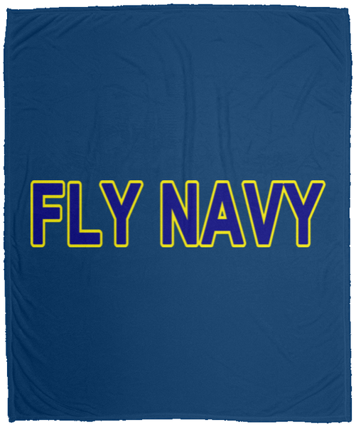 Fly Navy 2 Blanket - Cozy Plush Fleece Blanket 50x60