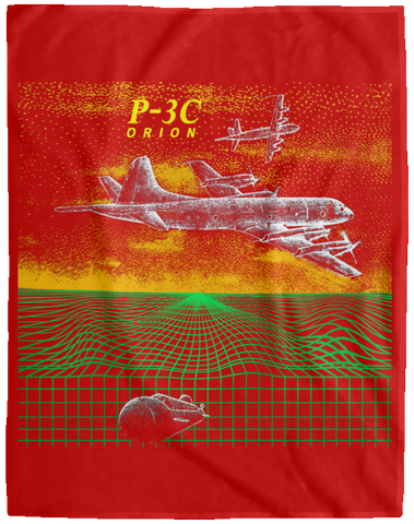 P-3C 2 Blanket - Velveteen Micro Fleece Extra Large
