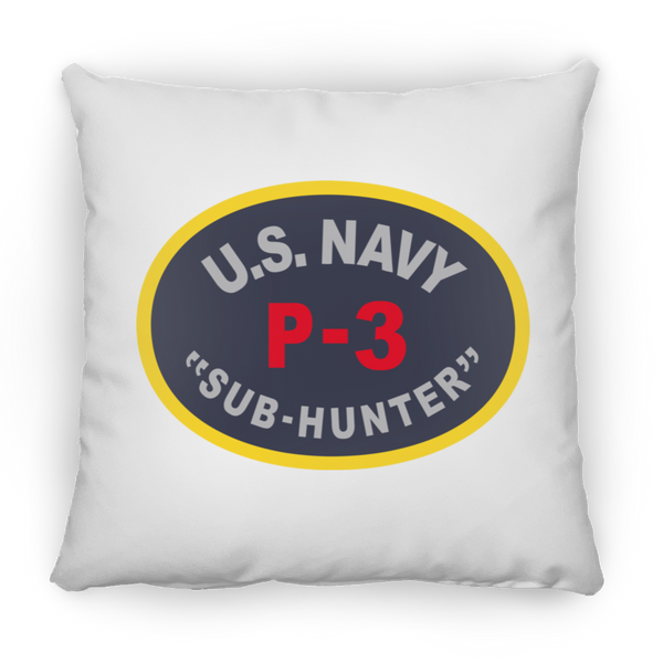 P-3 Sub Hunter Pillow - Square - 16x16