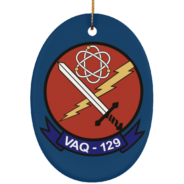 VAQ 129 2 Ornament - Oval