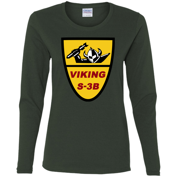 S-3 Viking 1 Ladies' Cotton LS T-Shirt