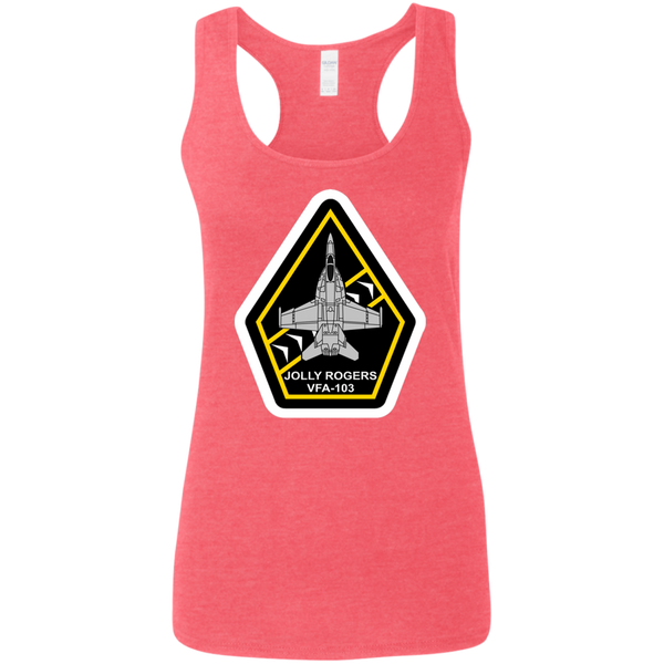 VFA 103 1 Ladies' Softstyle Racerback Tank