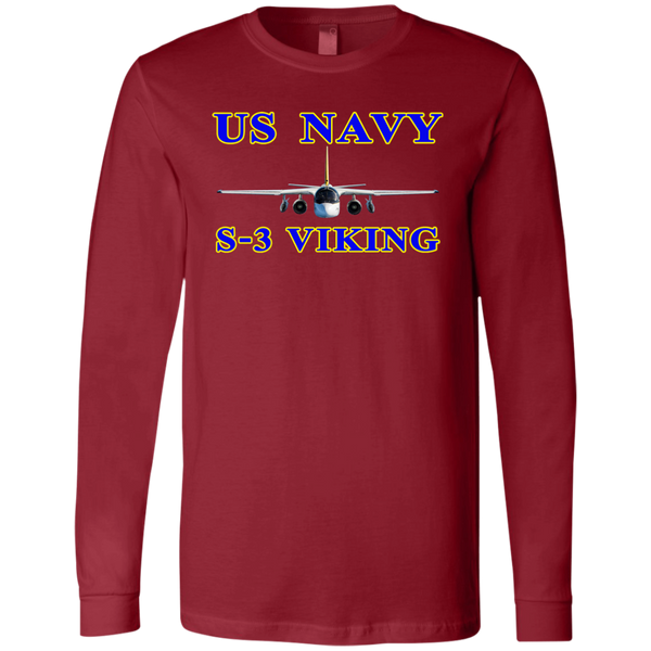 US Navy S-3 1 LS Jersey T-Shirt