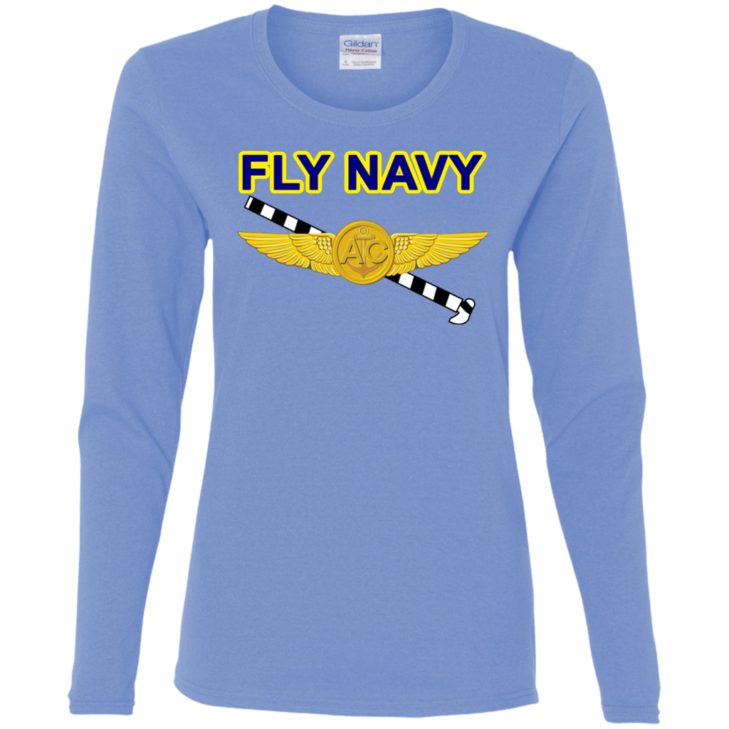 U.S. Navy Long Sleeve T-Shirt. Navy Blue or Sports Grey