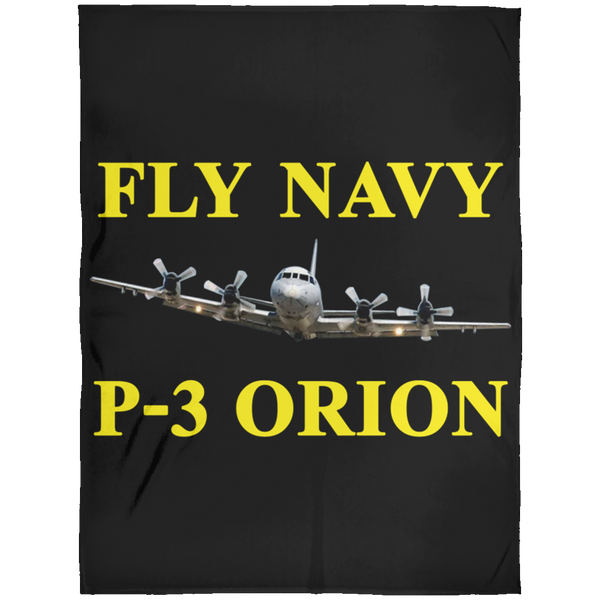 Fly Navy P-3 3 Blanket - Arctic Fleece Blanket 60x80