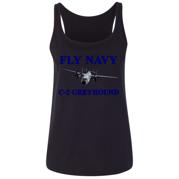 Fly Navy C-2 1 Ladies' Relaxed Jersey Tank