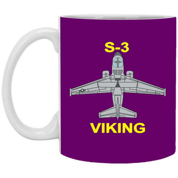 S-3 Viking 11 White Mug - 11oz