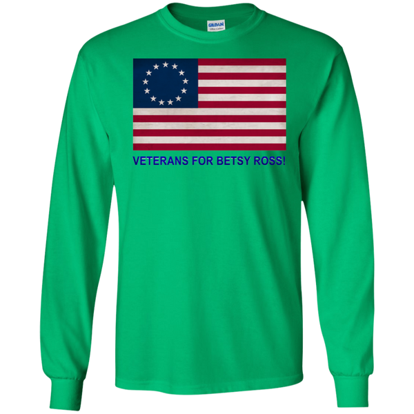 Betsy Ross Vets 1 LS Cotton Ultra T-Shirt