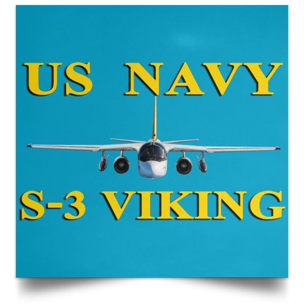 US Navy S-3 3 Poster - Square