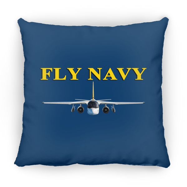 Fly Navy S-3 4 Pillow - Square - 14x14