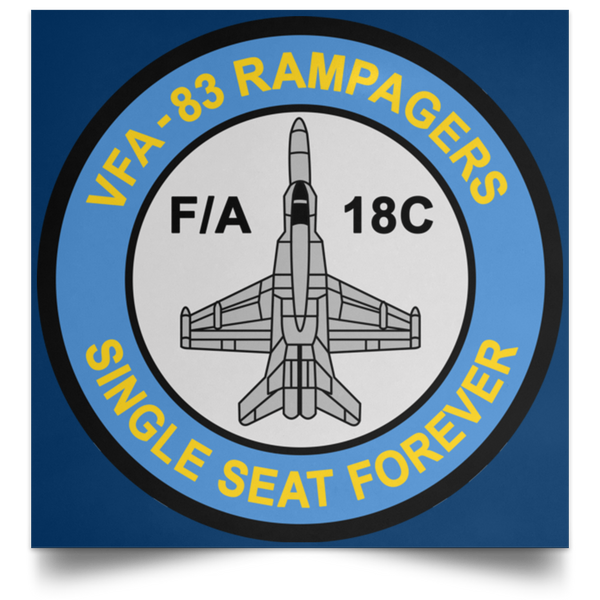 VFA 83 3 Poster - Square