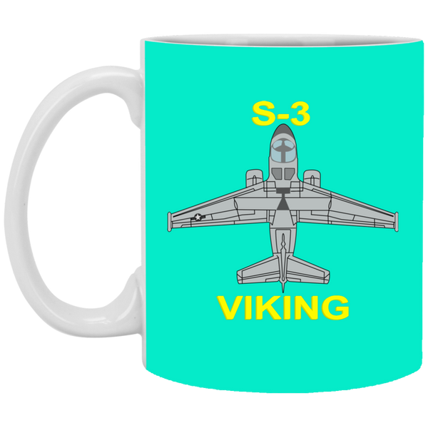 S-3 Viking 11 White Mug - 11oz