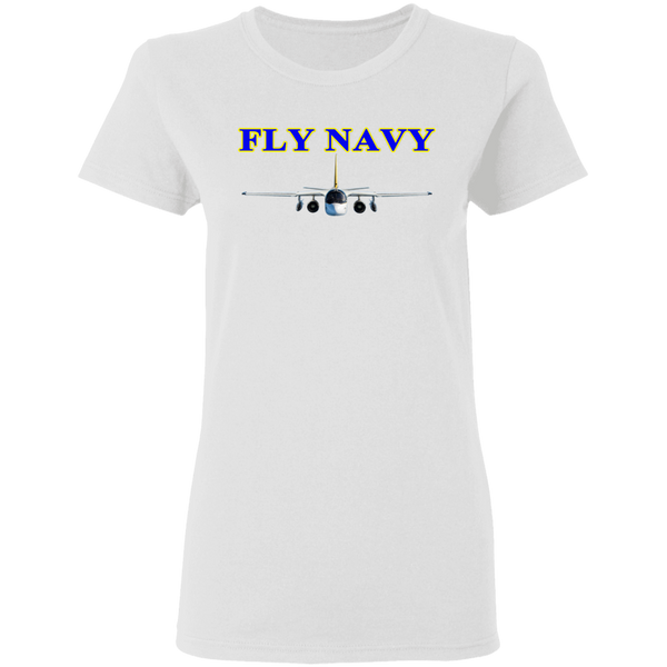 Fly Navy S-3 2 Ladies' Cotton T-Shirt