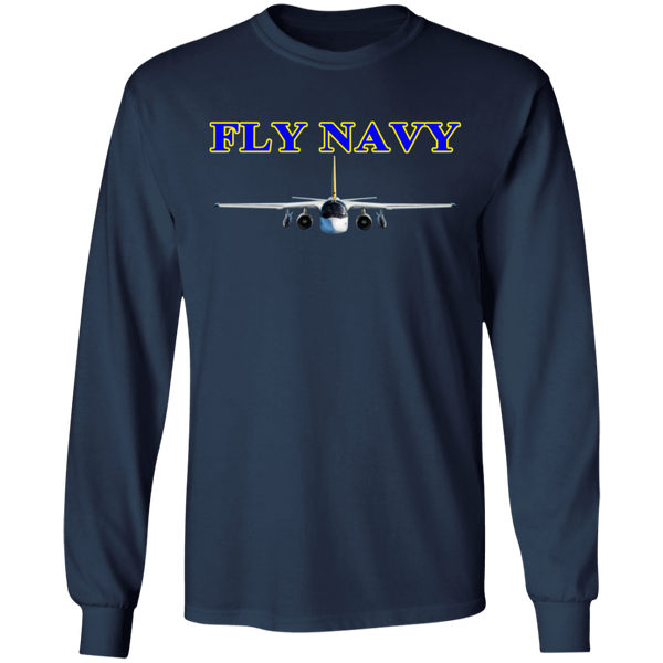 Fly Navy S-3 2 LS Ultra Cotton T-Shirt