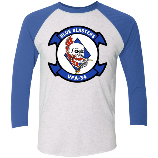 VFA 34 2 Baseball Raglan T-Shirt