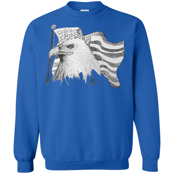 Eagle 101 Printed Crewneck Pullover Sweatshirt