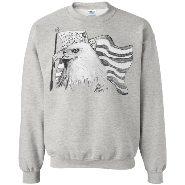 Eagle 101 Printed Crewneck Pullover Sweatshirt