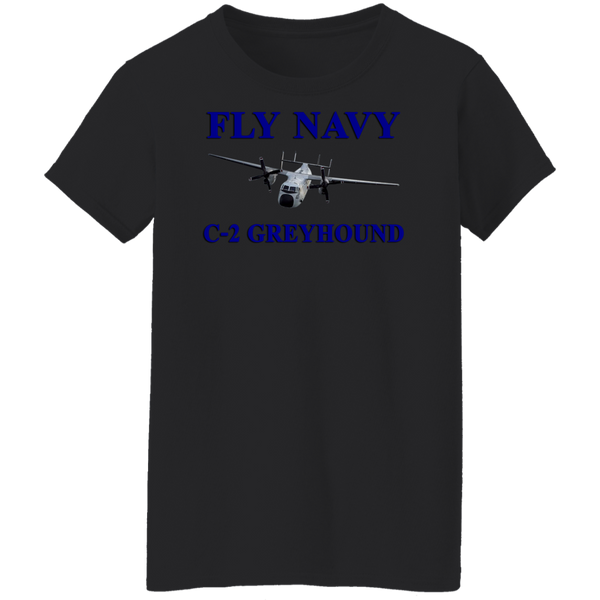 Fly Navy C-2 1 Ladies' Cotton T-Shirt