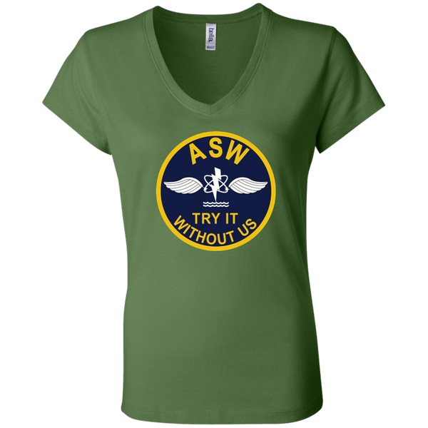 ASW 02 Ladies' Jersey V-Neck T-Shirt