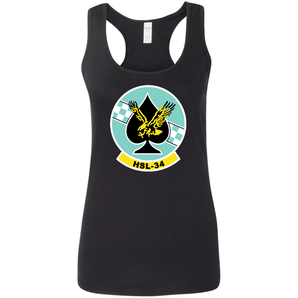 HSL 34 3 Ladies' Softstyle Racerback Tank