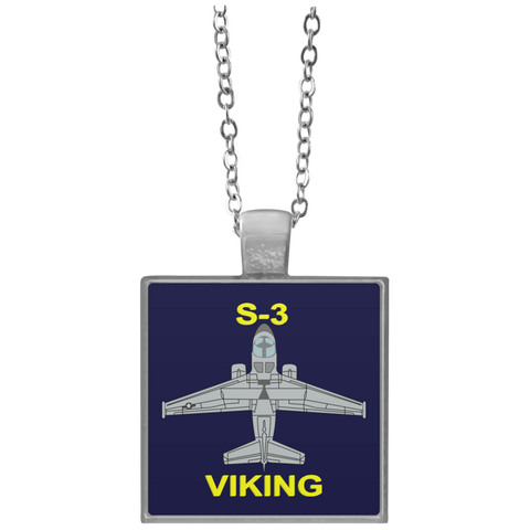 S-3 Viking 11 Square Necklace