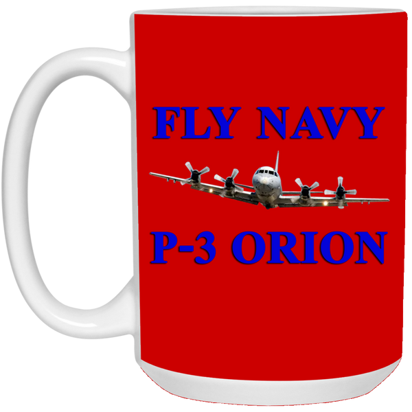 Fly Navy P-3 1 Mug - 15oz