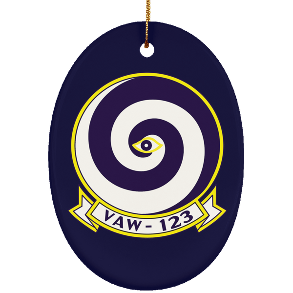 VAW 123 Ornament Ceramic - Oval