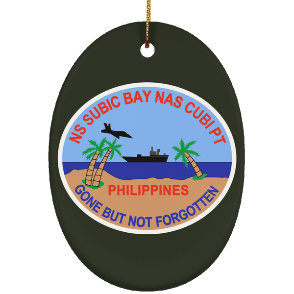 Subic Cubi Pt 08 Ornament - Oval