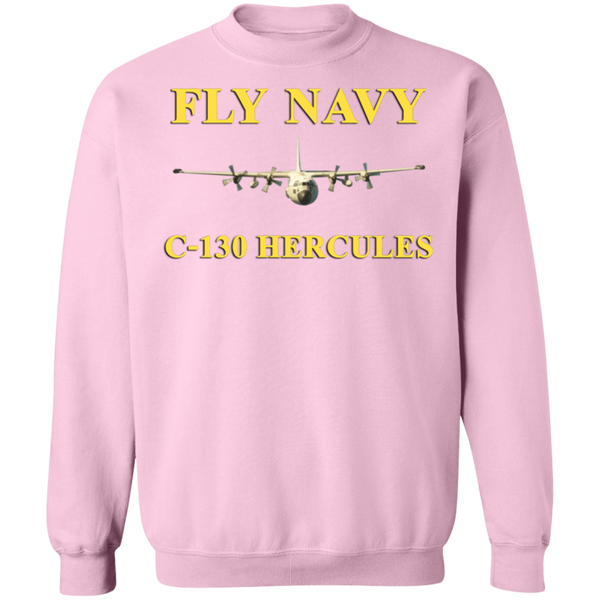 Fly Navy C-130 3 Crewneck Pullover Sweatshirt