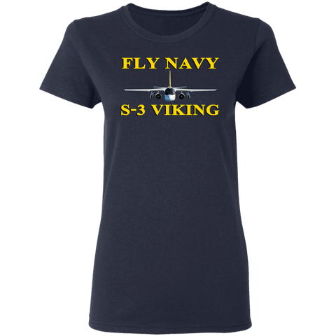 Fly Navy S-3 3 Ladies' Cotton T-Shirt