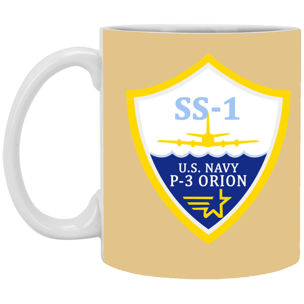 P-3 Orion 3 SS-1 White Mug - 11oz