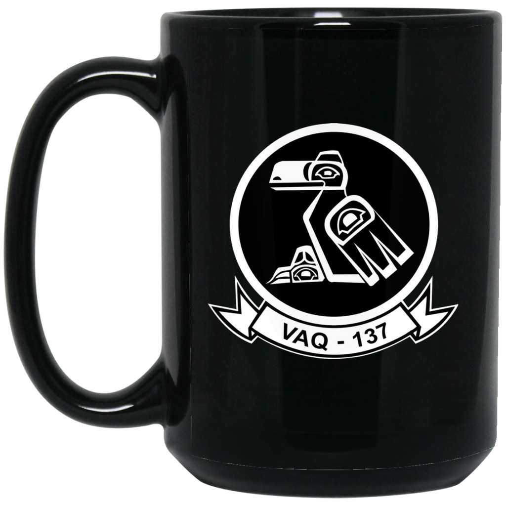 VAQ 137 3 Black Mug - 15oz