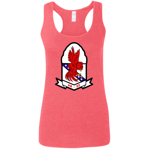 VA 22 1 Ladies' Softstyle Racerback Tank