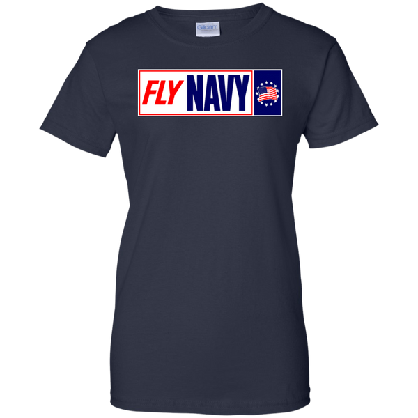Fly Navy 1 Ladies' Cotton T-Shirt