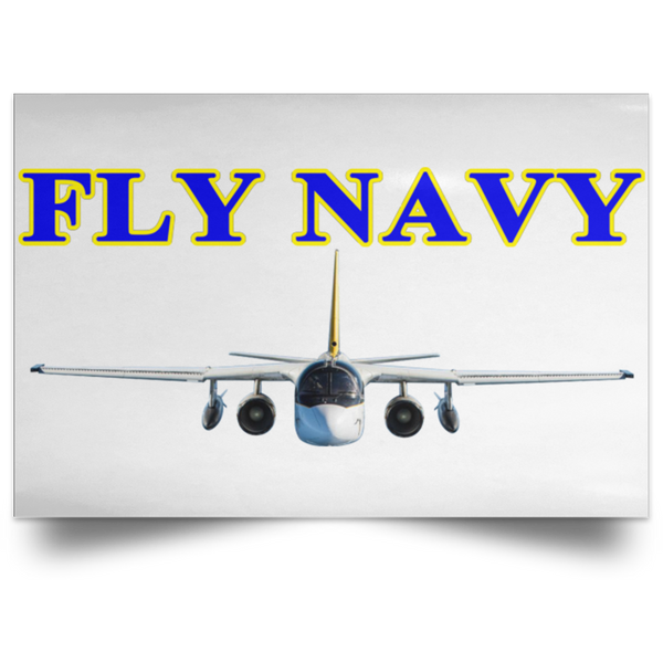 Fly Navy S-3 2 Poster – Landscape