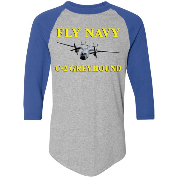 Fly Navy C-2 3 Colorblock Raglan Jersey