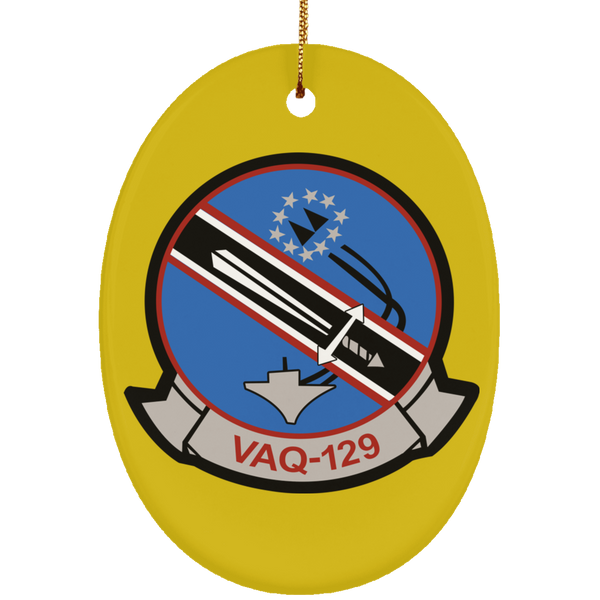 VAQ 129 3 Ornament - Oval