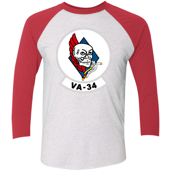 VA 34 1 Baseball Raglan T-Shirt