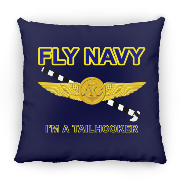 Fly Navy Tailhooker 2 Pillow - Square - 16x16