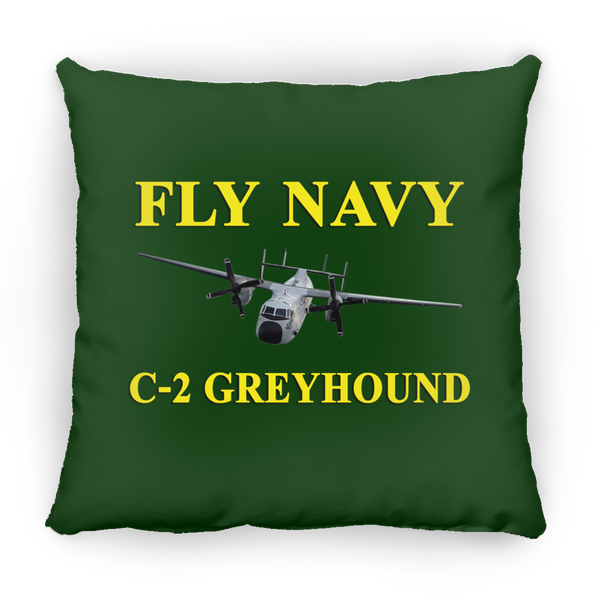 Fly Navy C-2 3 Pillow - Square - 14x14