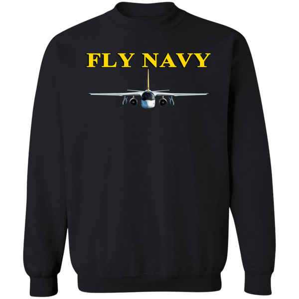 Fly Navy S-3 4 Crewneck Pullover Sweatshirt