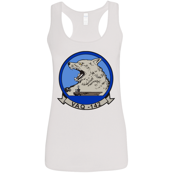 VAQ 142 1 Ladies' Softstyle Racerback Tank