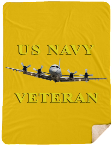 Navy Vet 2 Blanket - Sherpa 60X80