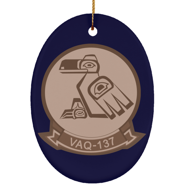 VAQ 137 2 Ornament Ceramic - Oval