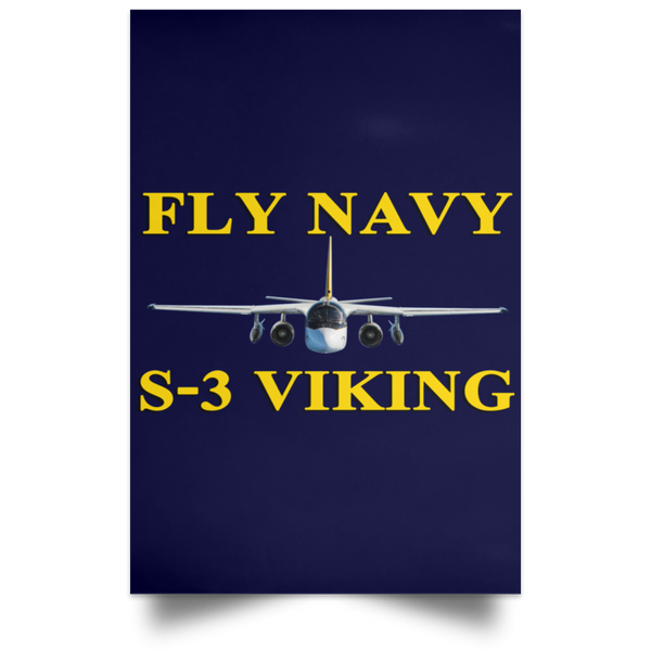 Fly Navy S-3 3 Poster - Portrait