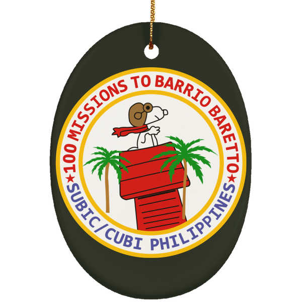 Subic Cubi Pt 07 Ornament - Oval