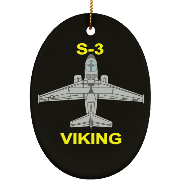 S-3 Viking 11 Ornament - Oval