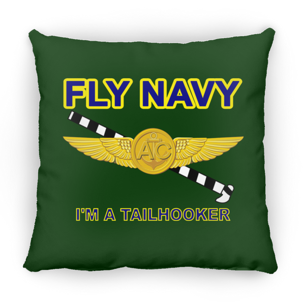 Fly Navy Tailhooker 2 Pillow - Square - 16x16