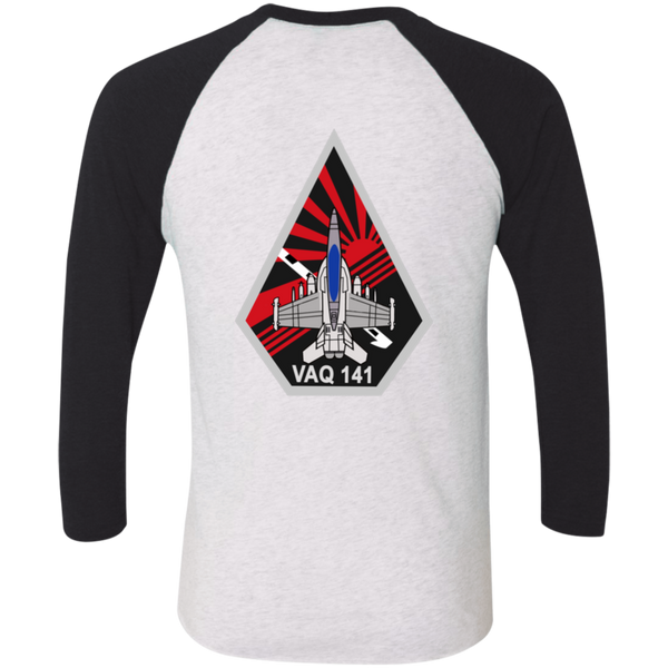 VAQ 141 7c Baseball Raglan T-Shirt